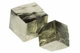 Natural Pyrite Cube Cluster - Spain #177085-1